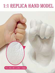 JUEFISH Hand Mold Pink Valentine's Day & Anniversary Handmade Creative Model DIY Children Gift - A - View 8