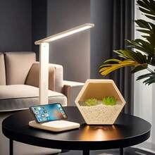 1pc LED Foldable Reading Lamp, USB Powered, 3 Brightness Levels, Eye-Caring Lamp For Student Dorm, Office, Bedroom, Studio Lighting, Suitable For Various Rooms, LED Night Light, Bedside Lamp - White - View 3