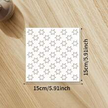 9件套可重复使用的PET刺绣模板，DIY几何线条缝纫图案模板 - mb-1套 - 查看 6