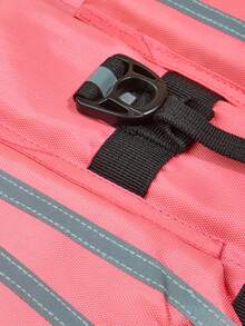 宠物天使之翼反光救生衣，可调节高浮力猫狗泳衣 - 玫紅色 - 查看 6