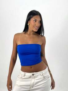 Women Tops - Royal Blue - View 2