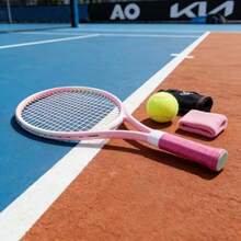 21-Inch Beginner Tennis Racket, Aluminum Alloy Frame, Suitable For Sports Courts, Schools And Spacious Outdoor Environments, Suitable For Both Men And Women, Perfect New Year And Christmas Gift, Seasonal Sports Equipment | Durable Racket Design | Aluminum Alloy Racket - Multicolor - View 5