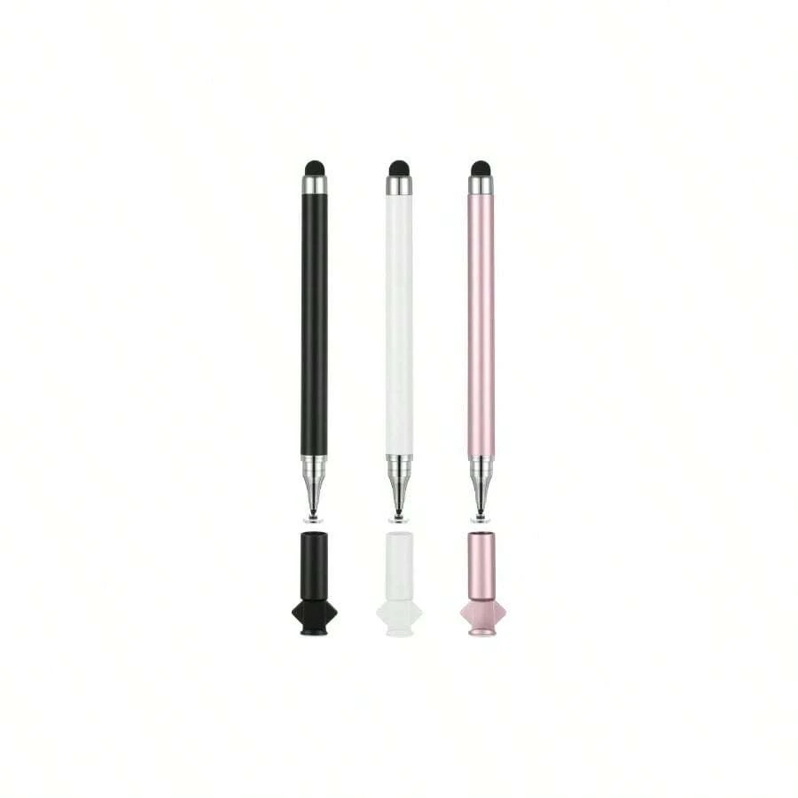Stylus 3 Pcs Stylus Pen Android Phone, Screen Stylus Pen, Fine Tip Stylu Pens Touchscreen, Universal 2 In 1 Android Stylu Pens Tablet, Phone, Pad, Tablets3 Color Easter Egg Birthday Gift - Black, White, Rose Gold - View 1