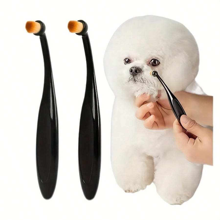 Bộ 1/2/4 cọ vệ sinh mắt cho thú cưng - Cọ lông mềm mại, không gây kích ứng, loại bỏ vết bẩn và dịch tiết - Thích hợp cho chó Poodle, Pomeranian và mèo, không cần pin. - Nhiều màu - Xem 1