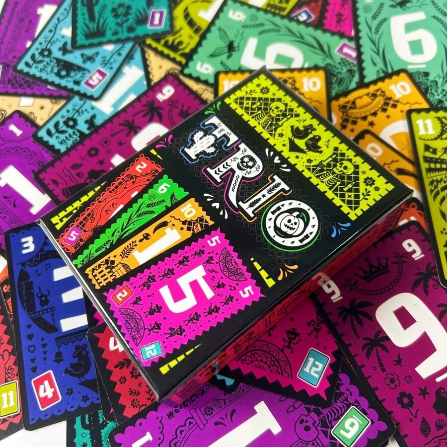 三人卡牌游戏 家庭聚会桌游 夜晚娱乐 3-6人 寻找三张相同的卡牌 策略玩具 礼物 - 黑色 - 查看 1