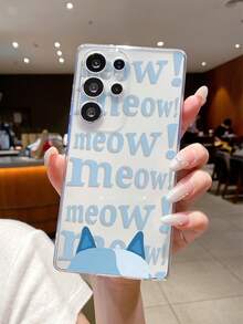 1pc Cartoon Letter Pattern Android Phone Case, Precise Lens Protection Compatible With Samsung Galaxy S25 Ultra/Galaxy S24 Ultra/S24/S23 Ultra/A56 5G/A55 5G/A52s 5G/A26 5G, Nothing, Pixel, Protective Cover - Multicolor - View 3