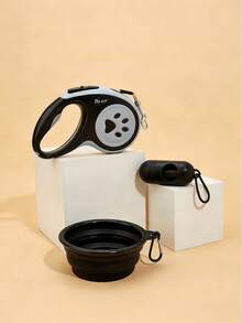 3米/5米可调节伸缩尼龙宠物牵引绳，适用于中小型犬、狗狗玩具及用品、猫咪、情人节礼物 - 彩色 - 查看 9