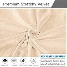 Dining Chairs Covers Set Of 2/4/6 Style Shell Mid Century Modern Accent Side Chair Covers Beige 6 PCSdjj - Beige1 - View 6