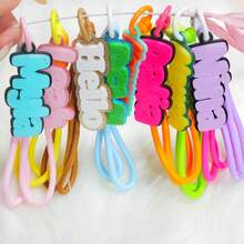 1 pieza Colgante de mochila acrílica personalizable y colorida, con etiqueta de nombre y llavero, accesorio de llavero de doble capa, cordón personalizado de color, llavero de acrílico personalizado, placas de identificación para lonchera, etiquetas de equipaje, regalos personalizados, etiquetas familiares, regalo perfecto para él o ella, recuerdos de fiesta de cumpleaños, etiquetas colgantes para bolsas de regalo - Multicolor - Ver 9