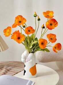 Bình hoa hình bàn chân mèo hoạt hình dễ thương, bình hoa trang trí nhà cửa bằng nhựa, vật trang trí phòng khách và phòng ngủ hiện đại sáng tạo. - 1PC - Xem 5