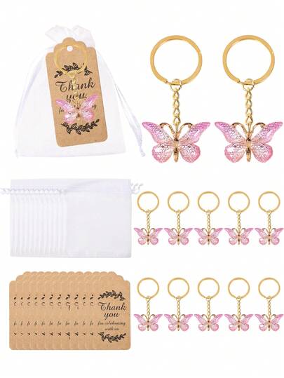 Bộ quà tặng 12 móc khóa hình bướm, mặt dây chuyền hình bướm, quà lưu niệm sáng tạo. Móc khóa hình bướm chuyển màu, móc khóa hình bướm lãng mạn, tiệc chủ đề bướm, quà tặng cho tiệc độc thân, trang trí sinh nhật bé gái, đồ dùng tiệc sinh nhật, trang trí tiệc độc thân, trang trí tiệc tiết lộ giới tính, tiệc độc thân, tiệc cưới, quà tặng đám cưới, quà tặng tiệc tùng, trang trí chìa khóa xe, trang trí nơ túi xách. Quà tặng thiết thực, quà tặng ngày lễ tình nhân.