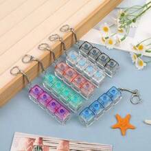 1pc Stress Relief Keyboard Keycap Pendant - Fidget Toy, Multi-Color Options, With Keyring, Suitable For Mechanical Keyboards - Ideal Gift For Valentine's Day And Fashion Accessory - Multicolor - View 1