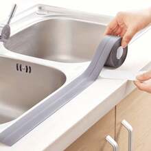 1pc PVC Waterproof Mildew-Proof Sealing Tape, Self-Adhesive Caulk Tape For Kitchen And Bathroom - Multicolor - View 4