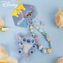 Disney 迪士尼授权可爱史迪奇毛绒玩具钥匙扣，创意挂绳，腕带玩偶，儿童节/生日礼物 - 彩色 - 查看 6