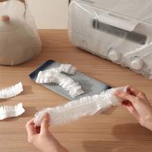 150pcs Disposable Dust Cover, Appliance Dust Cover, Waterproof, One-Time Large Plastic Packaging Dust Cover, Suitable For Microwave Oven Rice Cooker Home Protective Cover, 10/50/100/150pcs - Multicolor - View 4