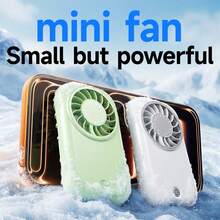 SULVGO 1200mAh Rechargeable Mini Portable Handheld Fan, Small Personal Battery Powered Handheld Portable Fans For Hand Held Travel, Slim Cordless, 5-Speed - Multicolor - View 2