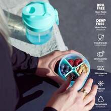 Smartshake Original 2GO, 20 oz Shaker Cup, White (Packaging May Vary) - Nombre del saborB - Ver 1