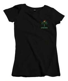 Women's Shirt Social Service Course And Profession Fac8 - 黑色 - 查看 7