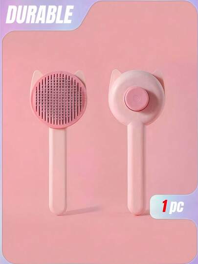 1 chiếc bàn chải chải lông rụng yêu thích của người yêu mèo và các bà mẹ nuôi mèo, quà tặng cho chủ nuôi thú cưng, bàn chải loại bỏ lông thú cưng chống trượt, chất liệu thép không gỉ, được yêu thích bởi những người yêu chó và các bà mẹ nuôi chó, phụ kiện dành cho những người đam mê mèo và các bà mẹ nuôi mèo.