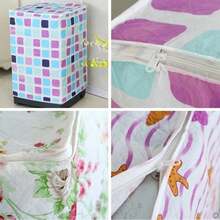 Fully Automatic Top Load Washing Machine Cover Dust Cover Universal Waterproof &-Proof Protective Cover Sunscreen Multifunction Washroom Household Supplies - Multicolor - View 9