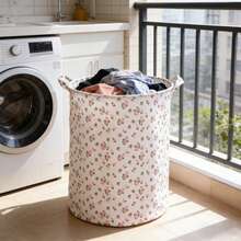 1个防水抽绳洗衣篮，玩具收纳箱 - 彩色 - 查看 3