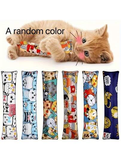 Catnip Chew Toy Pillow - Make Your Feline Friend Happy And Calm. The Perfect Gift For Your Cat Companion, A Chewable Cat Toy That Is Both Entertaining And A Great Playmate For Your Furry Friend. Even The Laziest Cats Can Efficiently Play And Enjoy All Day Long!