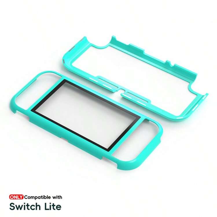 DATA FROG マグネット式フロント＆バック保護ケース Switch Lite用 クリアアクリルスクリーン保護付きハードプラスチック耐衝撃カバー - 見る 9