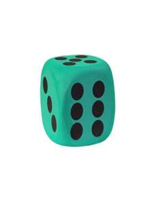 1pc Extra Large Rounded Corner Dice 8cm/3.15inch, EVA Grinded Colorful Funny Dice Toy, Suitable For Party Favors - Multicolor - View 15