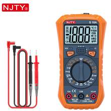 NJTY 1pc High Precision Digital Multimeter - Universal Multimeter With NCV Voltage Detection And Burn Protection - Manual Range, Suitable For Electricians To Solve Electrical Issues - Orange - View 10