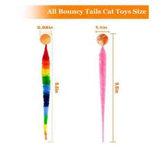 2pcs Magic Worm Cat Toys - Interactive Indoor Cat Game Balls, Durable Polyester Material Pet Toys, Random Color - Multicolor - View 7