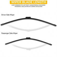Front Wiper Blades For MG3 2024-2026, Used To Clean The Windshield And Rainwater. - A - View 2