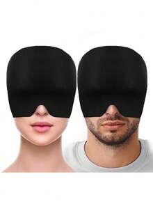 柔软睡眠眼罩帽，透气弹性睡眠帽，适合居家、旅行和午睡时遮光 - 多色 - 查看 8