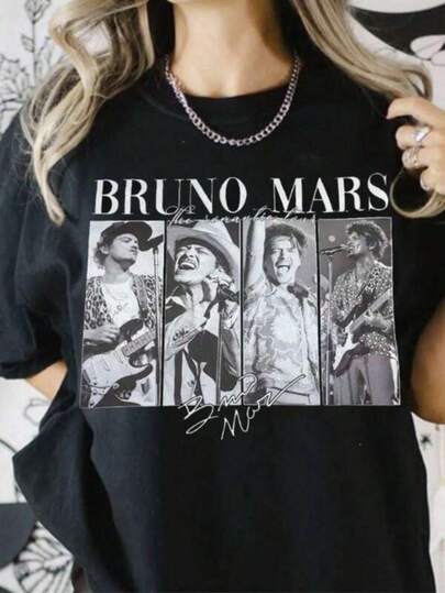 _BrunoMars The Romantic Tour 2026 Shirt Bruno Concert Tee Unisex Tour T Shirt Mars Music Fan Gift Tops For Going Out,Summer Tops,Black Tops,Summer Clothes,Tops For Women,T Shirts For Women,Girls Tops,Boys Tshirt,Men Clothes,Mens Tshirts,Holiday Outfits For Women,Summer Holiday Outfits