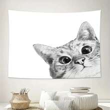 1pc Kawaii Anime Print Anime Style Wall Tapestry Polyester Fabric Soft Lightweight Durable Multi Purpose Wall Decor Living Room Bedroom Wall Art 60 X 90 - 1PC - 查看 2