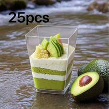 Transparent Mousse Cup, Frost-Proof, Shatter-Resistant, Anti-Slip Design, Elegant Transparent Party Cup. Suitable For Cocktails, Desserts, Cold Drinks, Weddings, Birthdays, Gourmet Food, Home And Travel - View 8