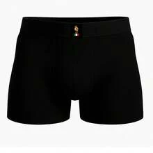 Set Of 5 Premium Basic Multicolored Microfiber Boxer Briefs - New Release, Italy Model. Set Of 5 Men's Adult Boxer Briefs. - Multicolor - View 5