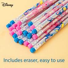 10pcs Disney Stitch Shaped Pencils, Cute Style, Student Supplies, Gift, Party Favor, Music Festival Gift, Back To School Gift, Student Gift - Stitch Pencil - View 5