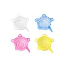 12 Pack Small Stretch Thick Durable Silicone Can Lid Reusable Silicone Yogurt Lids Storage Covers Seal Cups Small Bowls Jars Fruits Covers - Multicolor - View 15