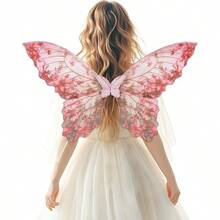 Fairy Wings Adults Women - Wings Fairy Costume For Dress Up Fantasy Renaissance Renfaire Cosplay - Pink - View 8