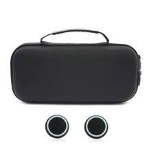 Compatible With Xbox ROG Ally, Steam Deck, 1pc Console Storage Bag + 2pcs Controller Joystick Caps Set, Anti-Drop Anti-Scratch Anti-Slip Anti-Sweat, Large Capacity Convenient For Travel - View 1