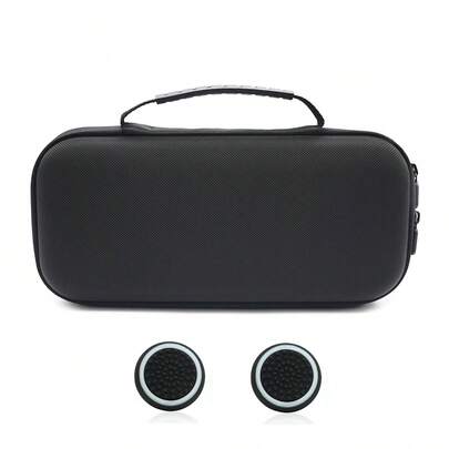 1 Set: 1pc ROG Ally Console Carrying Case + 2pcs Controller Joystick Thumb Grip Covers, Anti-Drop, Anti-Scratch, Anti-Slip, Sweat-Proof, Large Capacity Storage, Convenient For Outdoor Carrying, Comprehensive Protection For Gaming Devices