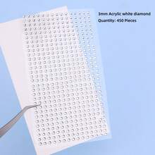 混合装 2mm/3mm/4mm 发用自粘珍珠贴纸 面部珍珠贴纸 适用于头发、面部化妆、美甲 DIY 手工艺品 - 貼紙 - 查看 13