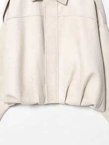 DEEKA Spring & Autumn New Casual Versatile Suede-Like Bomber Jacket For Women - Meter 1 - View 4