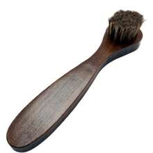 Cepillo de pulido y limpieza de detalles del, cepillo de madera de pelo de caballo, cuidado y limpieza de zapatos de cuero - estilo 1 - Ver 7