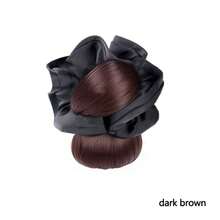 Hairpin Fake Hair Bun Clip-On Messy Bun Scrunchie Fluffy Chignon Natural Looking Hair Piece For Women - Multicolor - View 8