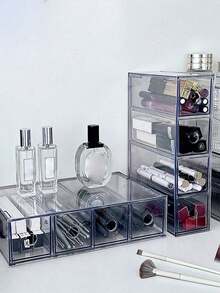 1 hộp đựng đồ dùng văn phòng bằng acrylic dung tích lớn, có thể sử dụng theo chiều ngang và chiều dọc, dùng để đựng bút, kính áp tròng, đồ dùng học tập, bút dạ, văn phòng phẩm và kính mắt. - Trong sáng - Xem 9