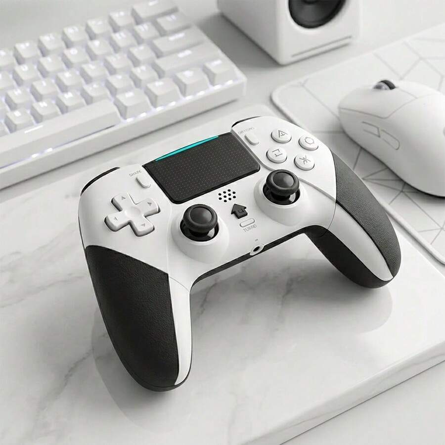 DATA FROG Bộ điều khiển không dây Bluetooth cho 4 tay cầm chơi game, cần điều khiển cho PC, máy chơi game / Pro/ Slim