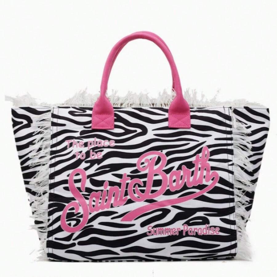 Women Tote Bags - Đen và trắng - Xem 1