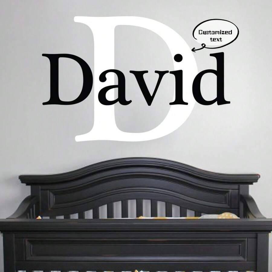 Customizable Family Last Name Wall Decal - Personalizable Established Date Vinyl Sticker For Entryway & Living Room Decor - Multicolor - View 1