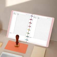 Size Cornell Notes Filler Paper - A5 TUL Custom Note-TaFKing System 8 Disc Discbound Refill Pages, 50 Sheets/100 Pages, 100 Gsm White Paper, 5.8\ X 8.3\ - 8碟裝/青少年尺寸 - 查看 5